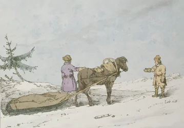 Finnland Schlitten, 1803